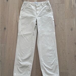Aritzia TNA women’s Light Tan Cargo Pants